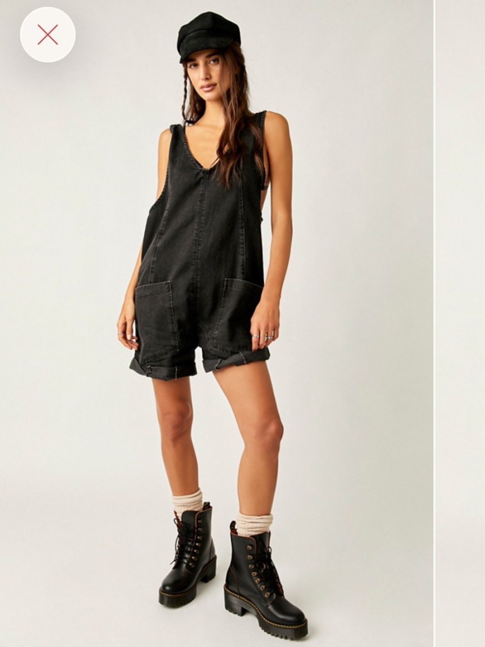 We the Free High Roller Shortalls - Size Medium